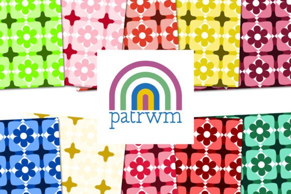 80 Seamless Tiled Retro Flowers Patterns: A Comprehensive Guide to Digital Textile and Design Assets