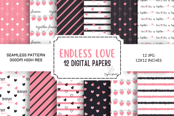 Capturing the Essence of Connection: The Strategic Value of Love Hearts Romantic Seamless Patterns Bundle 3