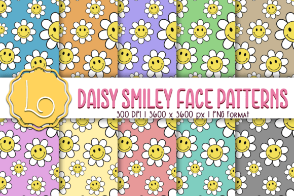 Daisy Smiley Face Patterns for Creative Projects