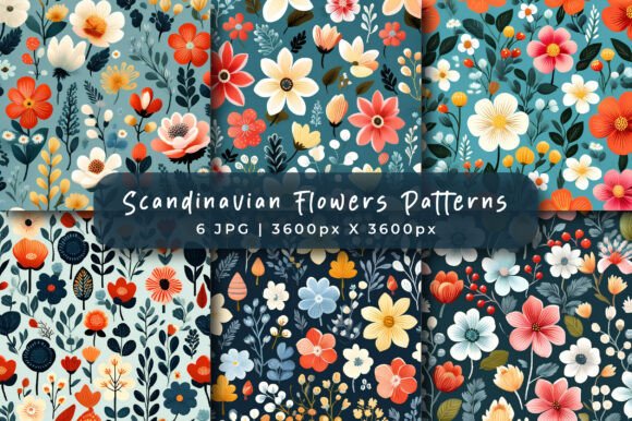 Scandinavian Flowers Patterns: A Comprehensive Guide to Design and Application