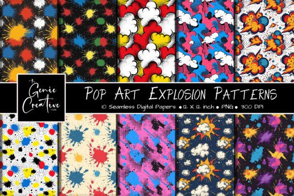 Unleash Your Creativity: How Pop Art Explosion Digital Papers Transform Your DIY Projects