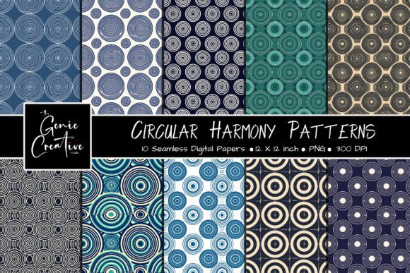 Unlocking Creative Potential with the Circular Harmony Seamless Patterns Set