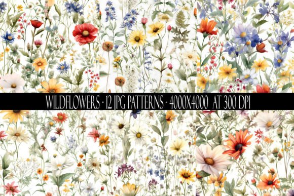Wild Flower Seamless Patterns: A Creative Resource for Designers and Entrepreneurs